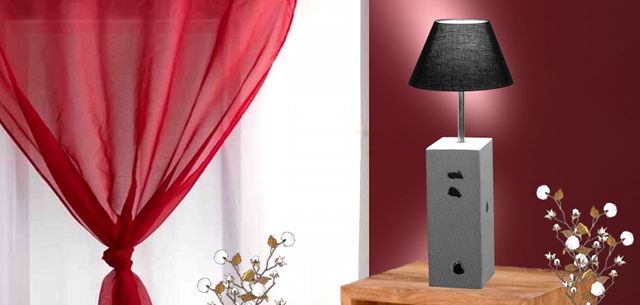 Lampe Incrustations collection Pilier