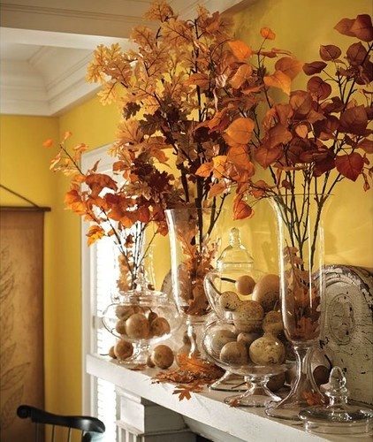 décoration couleurs d'automne