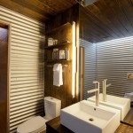 Décoration salle de bain en bois