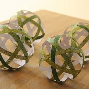 Des Boules De Noël En Papier Et Tissu Floriane Lemarié