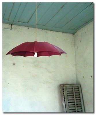 Décoration suspension parapluie