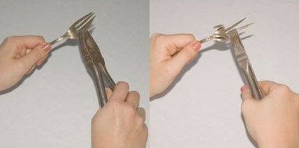 DIY objet déco avec une fourchette