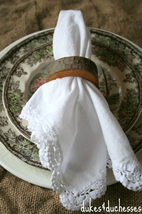 Décoration ronds de serviettes