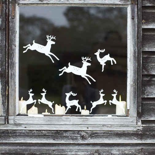 Décoration fenêtre Noël
