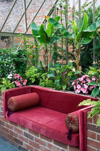 Canapés de jardin décoration