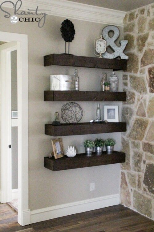 Diy Making Floating Shelves Trendy Home Decorations