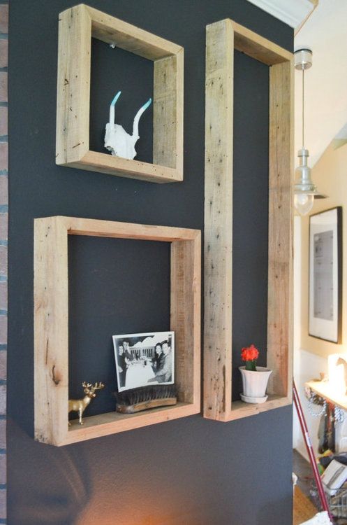 The Deco Idea Of Sunday Frames Shelves Wooden Deco Trendy