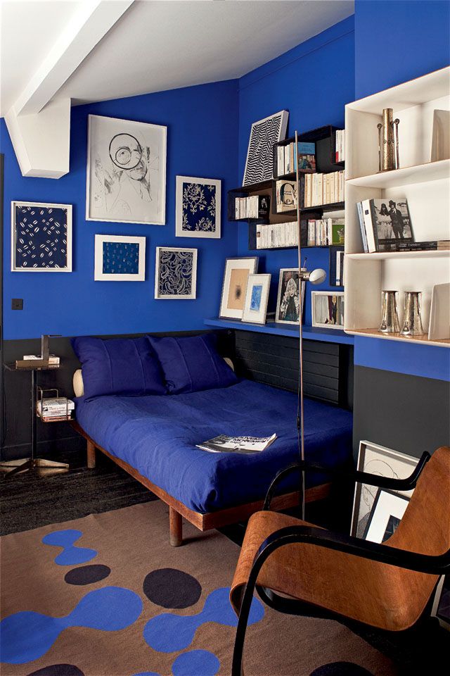 Décoration chambre bleue