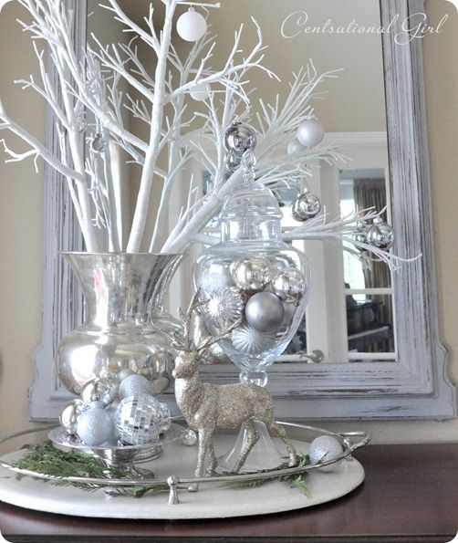 Inspirations pour Noël : de blanc et d'argent - Floriane Lemarié