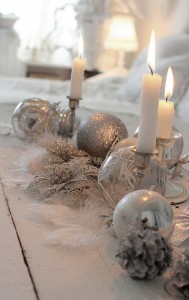 Inspirations pour Noël : de blanc et d'argent - Floriane Lemarié