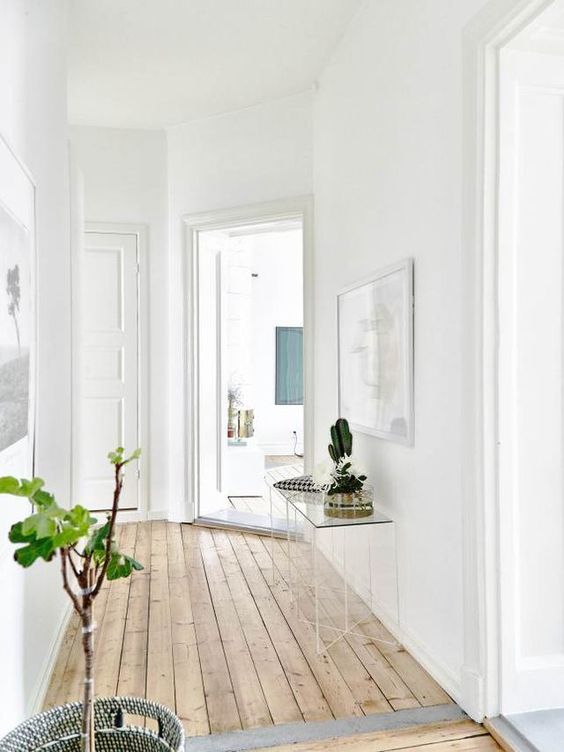 Décoration blanc et bois