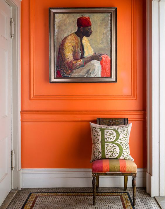 Décoration orange