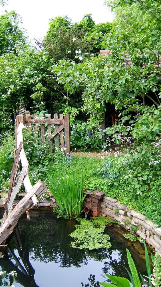 Décoration jardin anglais