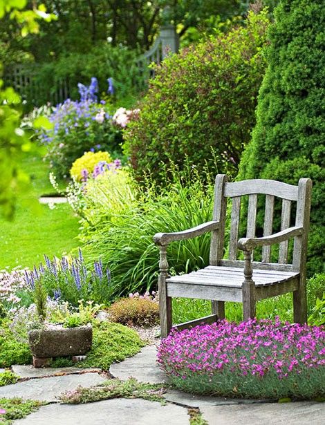 Décoration jardin anglais