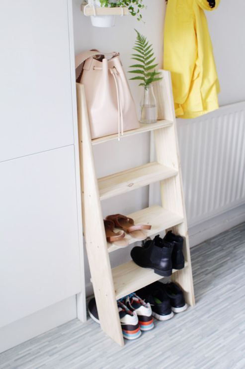 Tuto : Réalisez un rack de rangement gain de place pour vos chaussures