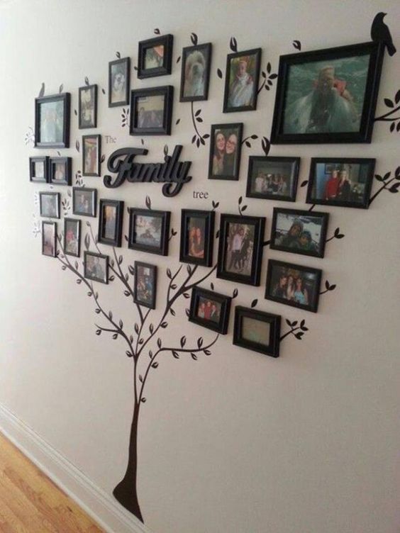 Décoration arbre généalogique DIY