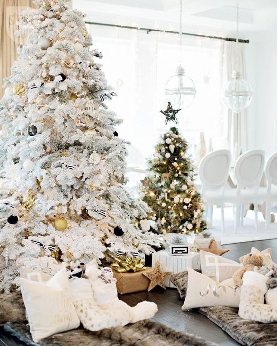 Décoration Noël blanc