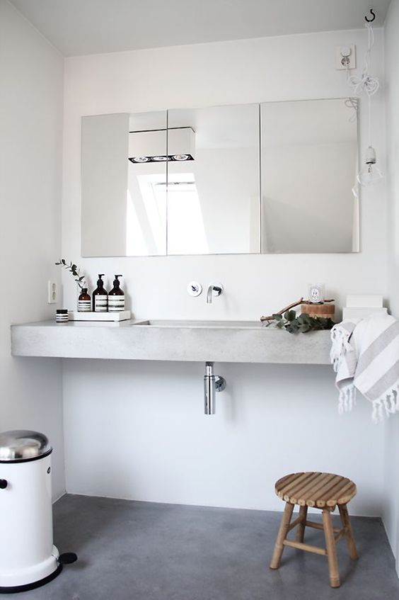 Décoration salle de bain minimaliste