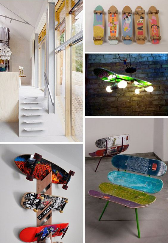 Décoration skateboard