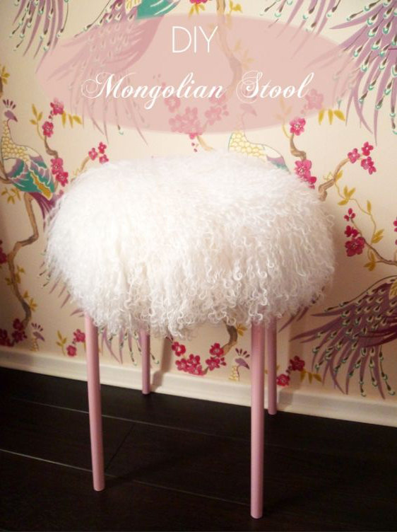 Décoratio tabouret DIY