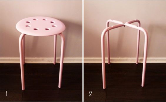 Décoration tabouret DIY