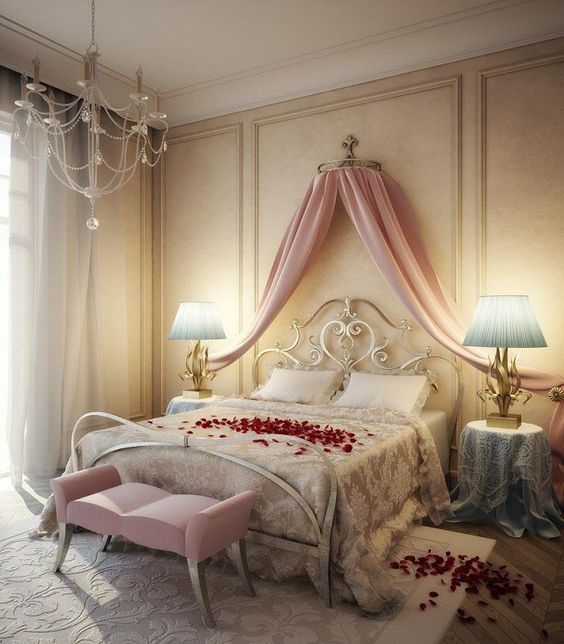 Décoration chambre romantique