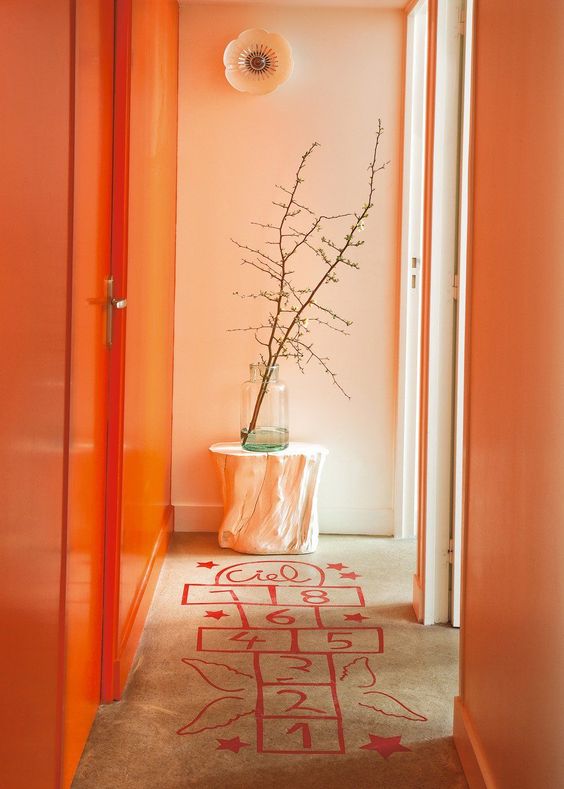 Décoration orange