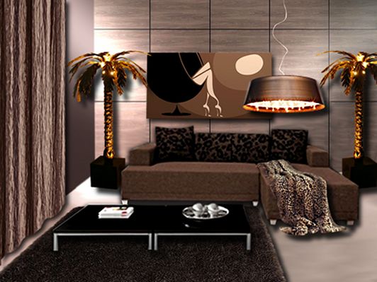 Salon brun
